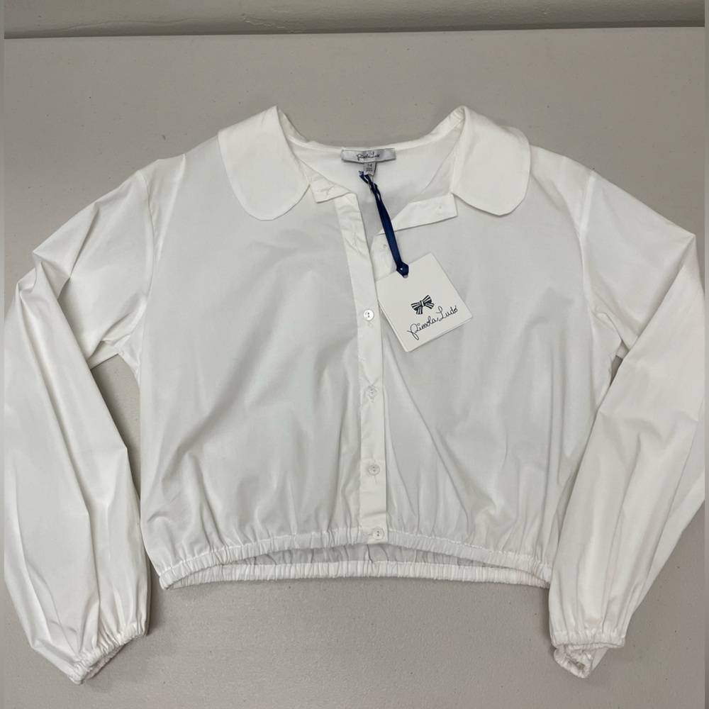 White Button-Up Blouse